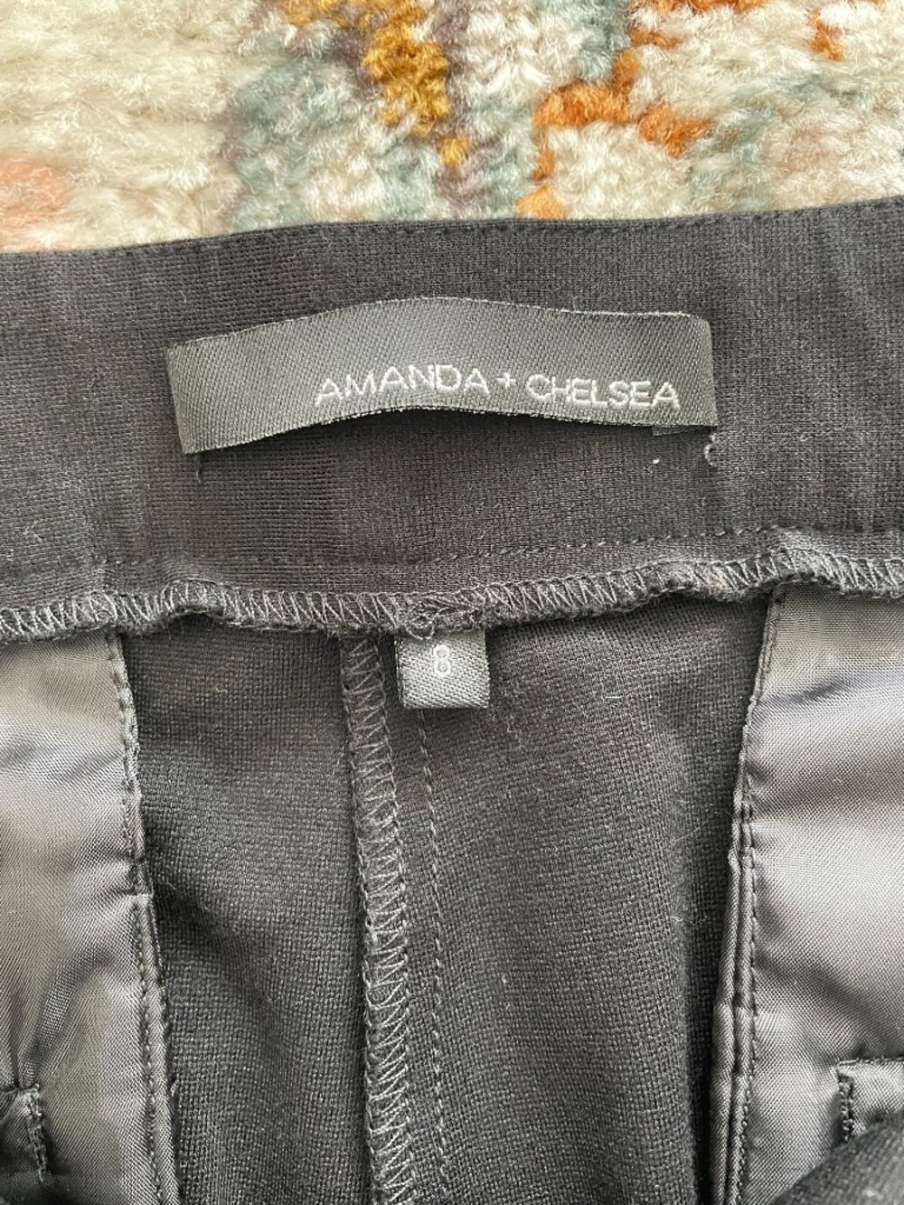 Amanda & Chelsea Alex Pointe Knit Black Trousers - Picture 7 of 8